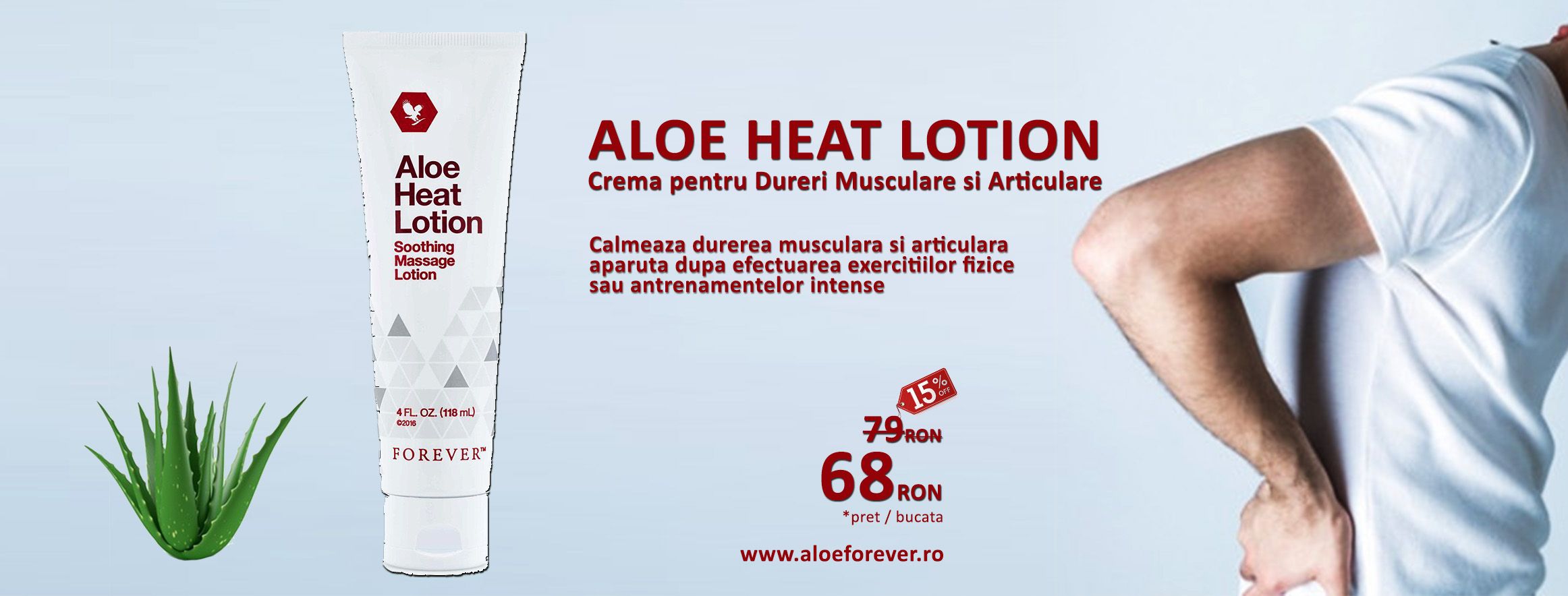 Unguent pentru ameliorarea reumatismului Forever Aloe Heat Lotion PRET REDUS! | arhiva baltaciocarliapatru.ro